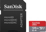 SanDisk Ultra 128GB microSDXC UHS-I Card with Adapter