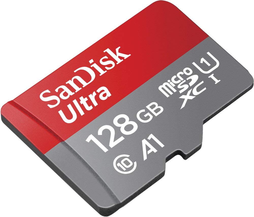 SanDisk Ultra 128GB microSDXC UHS-I Card with Adapter