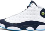 Nike Jordan Mens Air Jordan 13 Retro Obsidian-White/Dark Powder Blue-multi