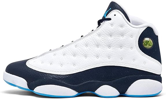Nike Jordan Mens Air Jordan 13 Retro Obsidian-White/Dark Powder Blue-multi
