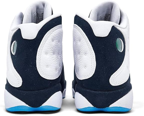 Nike Jordan Mens Air Jordan 13 Retro Obsidian-White/Dark Powder Blue-multi