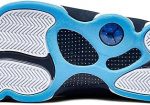 Nike Jordan Mens Air Jordan 13 Retro Obsidian-White/Dark Powder Blue-multi